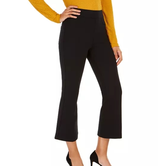 SPANX The Perfect Black Cropped Flare Pants - Picture 7 of 16